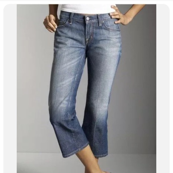 Citizens of Humanity Kelly 063 low waist crop jeans size 28 - Picture 3 of 12